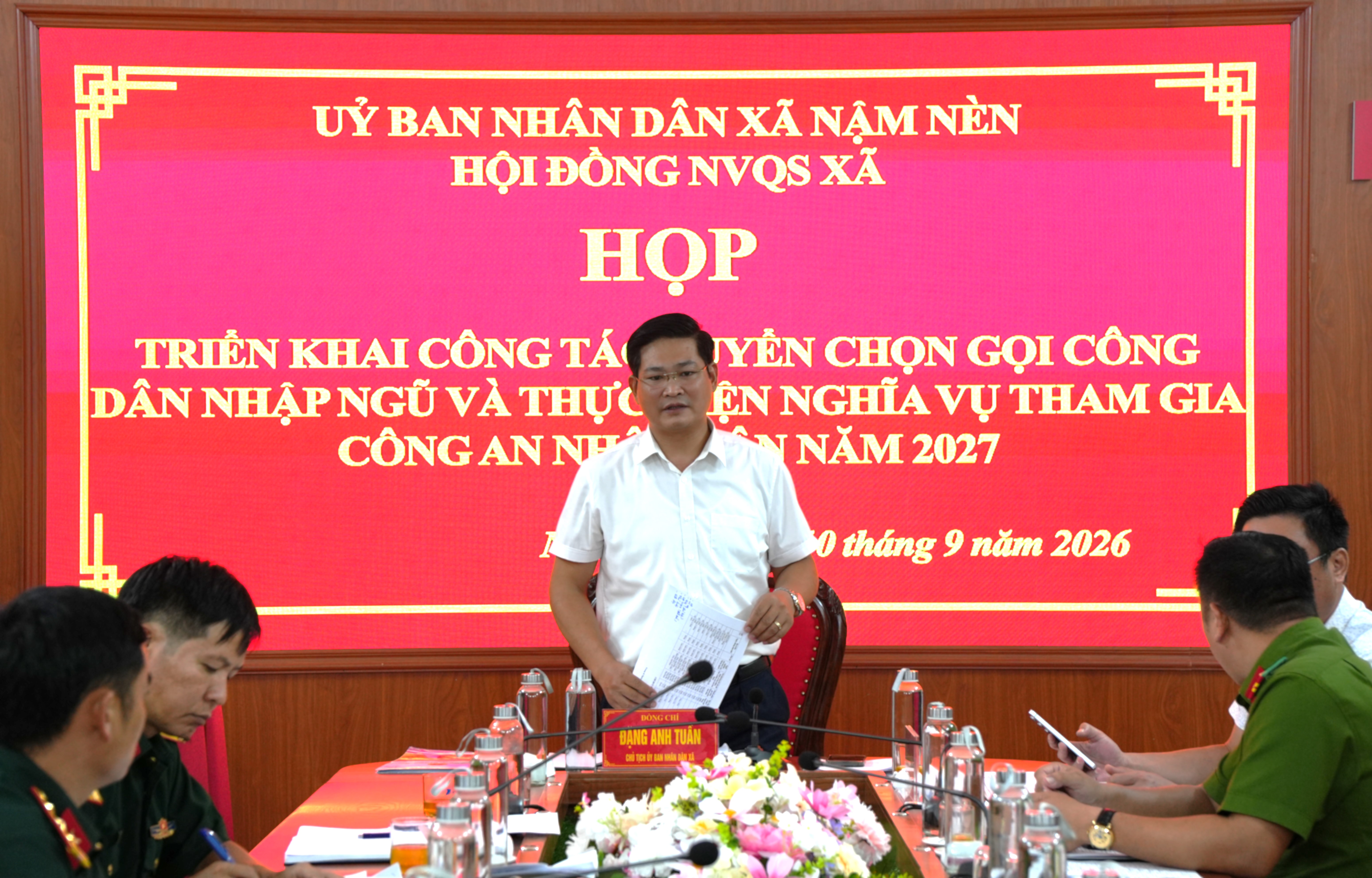 NẬM NÈN TRIỂN KHAI CÔNG TÁC TUYỂN QUÂN NĂM 2027